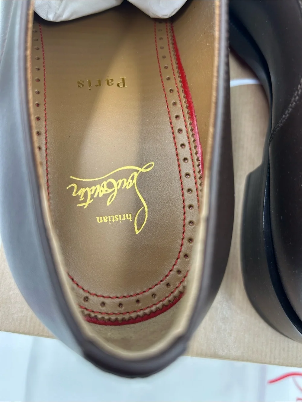 Men's Christian Louboutin CORTOMALE Leather Oxford's size 41.5/8.5 made in Italy